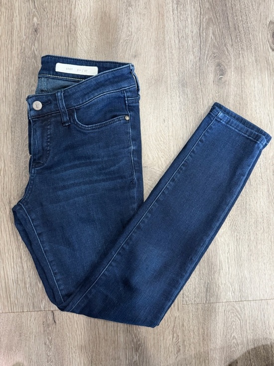 Pilcro and the Letterpress Denim - Anthropologie Pilcro and the Letterpress Dark Blue Skinny Jeans